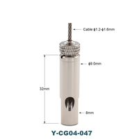 Kit de suspension de câbles à vis avec panneaux LED, fixation au plafond en cuivre, luminaires, services d'usinage