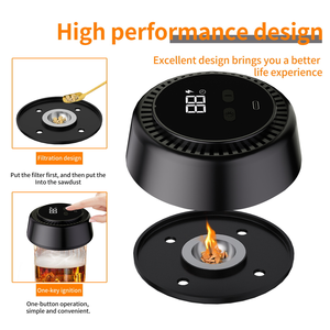 ชุดรมควันวิสกี้ไฟฟ้าพร้อมไฟแช็กในตัว ผลิตจากพ<span class=keywords><strong>ล</strong></span>าสติก ไม่ต้องใช้แก๊ส<span class=keywords><strong>บิ</strong></span>วเทน รับผ<span class=keywords><strong>ล</strong></span>ิตแบบ ODM และ OEM - Product Image 4