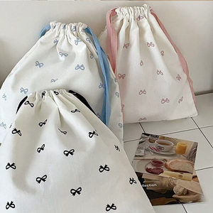 Bolsa con Cordón y Cinturón, de Tela de Algodón Estampada, a Prueba de Polvo - Product Image 2