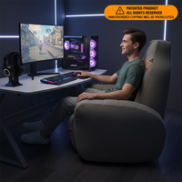Chaises de jeux d'ordinateur de luxe modernes Canapé gonflable avec porte-gobelet Chaise de jeu de bureau ergonomique et pliable