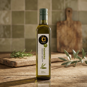 Huile d'olive aromatisée de qualité 250Ml Casalbert Espagne Huile d'olive extra vierge antioxydante Huile d'olive insaturée au romarin - Product Image 2