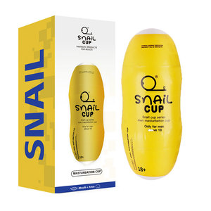 Schnecken-Doppelkopf-<span class=keywords><strong>Masturbator</strong></span> Manueller <span class=keywords><strong>Masturbator</strong></span> Männliches Sexspielzeug Erwachsenenprodukte Silikon Mini-Masturbationsbecher <span class=keywords><strong>Penis</strong></span>-Trainer für Jungen - Product Image 1