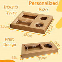 Boîtes à lunch rigides en carton ondulé personnalisées, adaptées aux sushis, revêtement UV, gaufrage, fermeture magnétique pour l'emballage alimentaire de la restauration