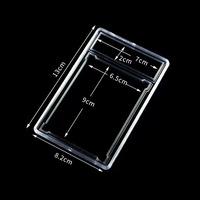 Porte-cartes de jeu en plastique de type ultrasonique, carte transparente, plaque rigide, blocage RFID personnalisable, Poke Mon Yojioh