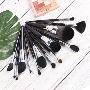 Makeup <b>Brush</b> Set 14 Piece Synthetic Hair Wooden Handle <b>Round</b> Foundation <b>Brushes</b> - Product Image 3