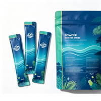 Sachets d'emballage personnalisés pour poudre en stick, haute barrière, scellage arrière, pour échantillons de poudre alimentaire, impression personnalisée, OEM