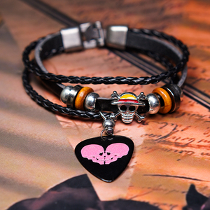 Pulsera Personalizable de Celuloide con Forma de Púa de Guitarra para Hombre, Compatible con Bajo, Resistente al Agua y Duradera, Regalo para el Día de San Valentín - Product Image 5