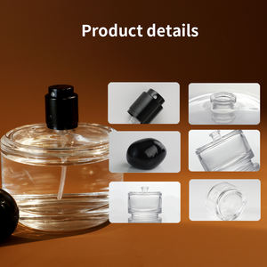 Botellas de Perfume Transparentes de Vidrio Eric de 30ml 50ml 100ml, Botella de Perfume Redonda con Pulverizador - Product Image 2