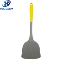 Spatule de cuisine en silicone flexible de qualité alimentaire, résistante à la chaleur, écologique, avec logo personnalisé, pour la préparation des crêpes, pour une utilisation domestique