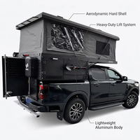 Camper de pick-up sur mesure OEM d'usine, coque de camping escamotable, étanche, pour expéditions tout-terrain 4x4