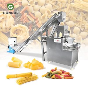 Petite machine automatique compacte de fabrication de pâtes italiennes (spaghetti, macaroni, banane) de 100 kg, électrique - Product Image 1