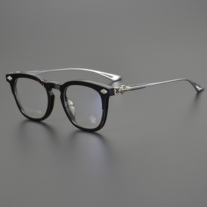 CH8109 Titane Acétate Lunettes Durable Or Argent Noir Transparent Lecture École <span class=keywords><strong>De</strong></span> Luxe Hommes Prescription Lunettes <span class=keywords><strong>Cadre</strong></span> - Product Image 6
