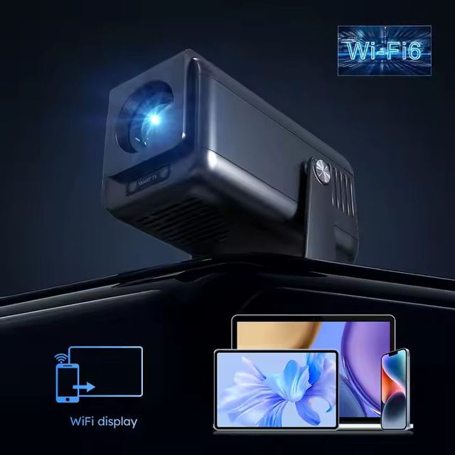 YDH-HY500MAX Keystone 950S 4K PROJECTOR 1000lm 40-130inch 1920x1080P Android 13 2.4/5G Wifi + BT 5.0 4K Auto Focus