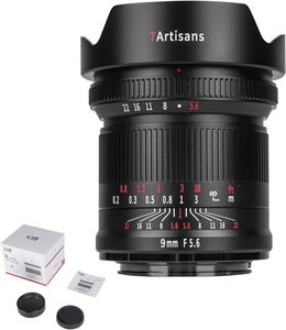 7 artesanos 9mm F5.6 marco completo 132 gran angular Manual Prime lente para Sony E <span class=keywords><strong>Leica</strong></span> <span class=keywords><strong>SL</strong></span> SL2 Canon EOS R RP R5 Nikon Z Z5 Z50 - Product Image 1
