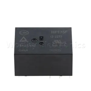 רכיב אלקטרוני רכיב dc ממסר 12v/24vdc 16a 8pin מטבל hf175f/12-2ztf מודול ממסר