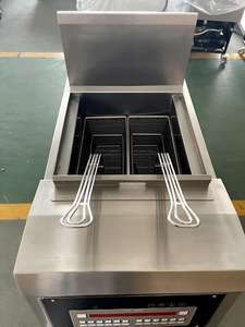 Friteuse commerciale avec filtre à <span class=keywords><strong>huile</strong></span>, cuisine de restauration rapide, friteuse KFC, friteuse à gaz/électrique, friteuse ouverte, usine - Product Image 4