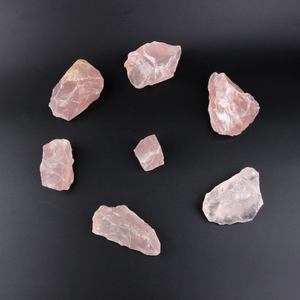 Original Rough Stone Natural Raw Rose Quartz Tumbled <b>Crushed</b> Crystal Raw Stone for Home Decoration - Product Image 5