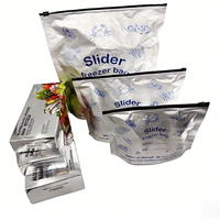 Sachet refermable personnalisé en aluminium de haute qualité avec fermeture éclair, présenté dans une boîte élégante, idéal pour l'emballage alimentaire haut de gamme