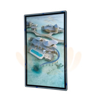 Moniteur à écran tactile capacitif vertical à cadre en aluminium de 55 pouces pour Machine de jeu Fire Link