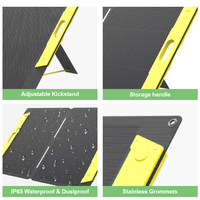 SUNSUN Wasserdichtes 100W HPBC ETFE Integrierte Laminierung 26% effizientes tragbares faltbares Solar panel USB/Typ C Ausgang für den Außenbereich