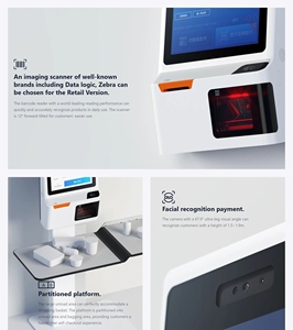 Sunmi <span class=keywords><strong>K2</strong></span> thường vụ đa màn hình cảm ứng tự đặt hàng <span class=keywords><strong>kiosk</strong></span> POS Máy in tầng thường vụ tự dịch vụ thanh toán <span class=keywords><strong>kiosk</strong></span> cho siêu thị - Product Image 3