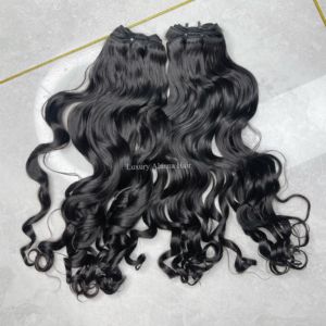 Gran oferta, cabello camboyano natural crudo de grado 12A, cutícula sin procesar, alineado, <span class=keywords><strong>onda</strong></span> suelta, paquetes de tejido de cabello virgen de 10 "-30" - Product Image 1