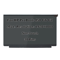 Panel Layar LCD Notebook untuk HP Probook 450 G6 G7 / 455 G6 G7 FHD 30pin Panel Layar dengan Layar Laptop 1920x1080