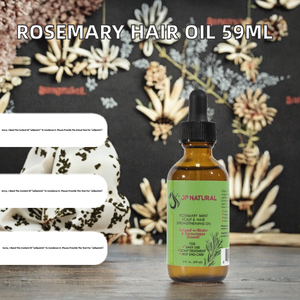 Aceite Capilar Herbal de Romero JP NATURAL, 100% Puro y Natural, para el Crecimiento del Cabello, 59 ml - Product Image 2