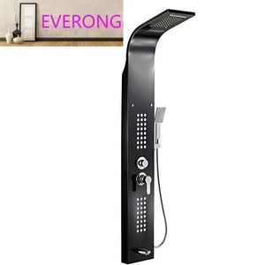 Pannello Doccia Termostatico Moderno in Acciaio Inox, Monocomando, Getto Morbido, Lusso Cromato Lucido, Ceramica, Garanzia 5 Anni, per Bagni - Product Image 1