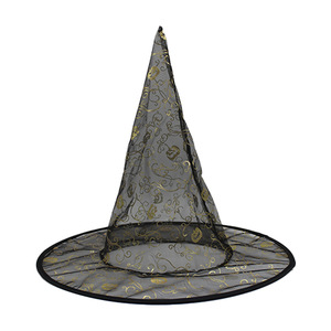 Cappello da Mago Stile Ragnatela Viola, Realizzato in Tessuto Oxford, Accessorio Classico per Costume per <span class=keywords><strong>Feste</strong></span> <span class=keywords><strong>a</strong></span> <span class=keywords><strong>Tema</strong></span> <span class=keywords><strong>Halloween</strong></span> - Product Image 3