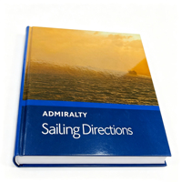 Guide de navigation nautique avec logo personnalisé, reliure cousue, couverture rigide, impression offset, haute qualité, directement de l'usine