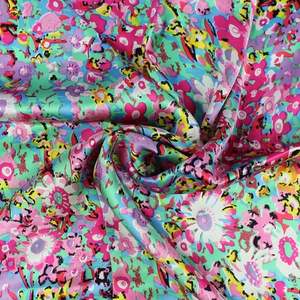 OEM RTS 100% <span class=keywords><strong>soie</strong></span> de luxe personnalisé tissu imprimé numérique pour l'impression de vêtements tissu personnalisé impression <span class=keywords><strong>soie</strong></span> - Product Image 2