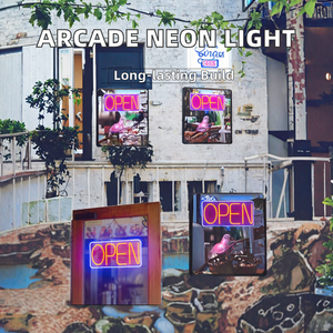 USB-Powered Arcade <b>LED</b> Neon Sign Acrylic Wall <b>Light</b> 15.9" 12" Neon <b>Light</b> for Bedroom/Gaming Room Decor & Landscape Use - Product Image 4