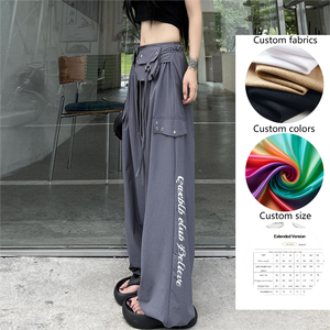 <span class=keywords><strong>Pantalones</strong></span> de Baile Urbano <span class=keywords><strong>para</strong></span> Niña, Estilo Hip Hop, Jazz, Corte Holgado, Pierna Ancha, Transpirables, Ecológicos, Casuales, de Verano, Talla XL - Product Image 2