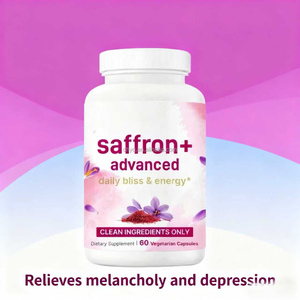 זעפרן לחלץ כמוסות ג 'לטין קשה-תוספת צמחים עבור יופי חסינות אנרגיה & בריאות לב 60 כמוסות/בקבוק - Product Image 2