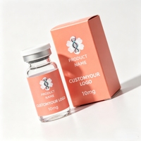 Étiquette de peptide professionnelle de qualité congélateur à transfert thermique 3 ml 5 ml 10 ml
