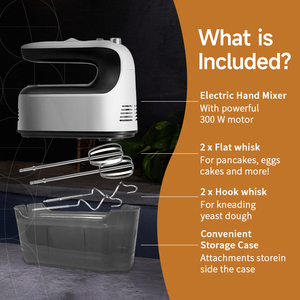 Batidora Portátil de 300W, <span class=keywords><strong>Mini</strong></span> Batidora de Mano de 5 Velocidades, Licuadora de Alimentos, Máquina para Repostería, Electrodoméstico para el Hogar, Batidora Eléctrica para Pasteles - Product Image 3