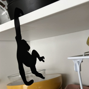 Gorilla-Shaped Metal <strong>Hooks</strong> Unique <strong>Banana</strong> Holder Balance <strong>Hook</strong> <strong>for</strong> Hanging Plants Keys Kitchen Wall Door Metal <strong>Hook</strong> - Product Image 3