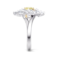 Anillo de Compromiso OAHLAN de Plata de Ley S925 con Circonita Ovalada de 7*9mm y 2ct, Joyería Fina Clásica para Mujer, Regalo de Boda