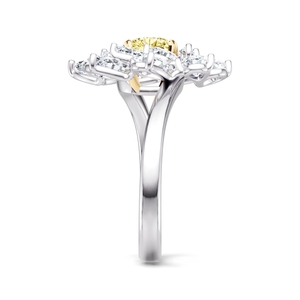 Nouvelle bague ovale rose en argent S925 pour femme, style niche, luxe léger, mode raffinée, bijoux de mariage de haute qualité, vente chaude - Product Image 3