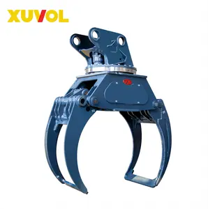 XUVOL WYJ-200P Electric Diesel 20-25 Ton Excavator Rotary Timber Log Grapple Factory Customized Wholesale Forestry Machinery