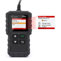 Escáner Lector de Códigos Automotrices OBDII EOBD Obd2 Negro X431 Creader Launch 3001