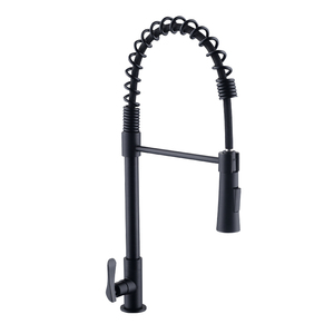 Rapsel torneira-grifo individual de acero inoxidable para <span class=keywords><strong>cocina</strong></span>, grifería extraíble, color negro mate - Product Image 6