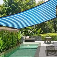 Malla de Sombra Rectangular para Exteriores, para Estacionamiento de Autos, Techo, Jardín, Balcón, Impermeable, Resistente al Viento, Resistente a los Rayos UV, Material HDPE, Multiusos
