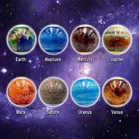 Haute qualité jima Led planète plafonnier univers coloré lune étoiles ciel haut StageLamps