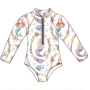 Maillots <span class=keywords><strong>de</strong></span> <span class=keywords><strong>bain</strong></span> <span class=keywords><strong>de</strong></span> plage en gros pour la production en masse, maillots <span class=keywords><strong>de</strong></span> <span class=keywords><strong>bain</strong></span> à manches longues pour adolescentes avec imprimé coquillages hawaïens pour filles <span class=keywords><strong>de</strong></span> 0 à 16 <span class=keywords><strong>ans</strong></span>, bikini - Product Image 5