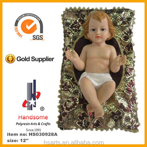 5 pulgadas cerámica Color diino <span class=keywords><strong>NINO</strong></span> decoración personalizada del hogar estatua de Jesús de resina de Cristo - Product Image 4