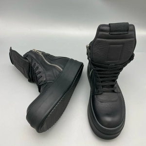 Chaussures montantes rétro unisexes de haute qualité, lacets, cuir véritable, maille respirante - Product Image 4