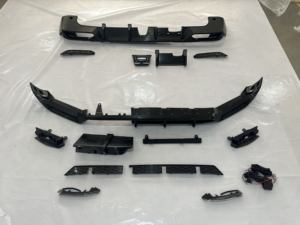 Kit Carrosserie Style Haut de Gamme en Fibre de Carbone Sec : Lame Avant et Diffuseur Arrière pour <span class=keywords><strong>Mercedes</strong></span> Benz Classe G W465 G63 AMG 2024+ - Product Image 2