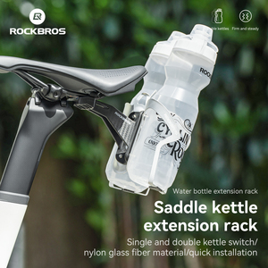 ROCKBROS-<span class=keywords><strong>Porte</strong></span>-bouteille d'eau pour vélo, support <span class=keywords><strong>de</strong></span> <span class=keywords><strong>selle</strong></span>, double <span class=keywords><strong>porte</strong></span>-bouteille pour vélo <span class=keywords><strong>de</strong></span> route - Product Image 2